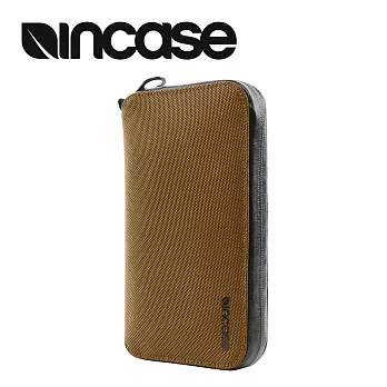 【INCASE】EO Travel Passport Zip Wallet 防盜科技旅行拉鍊護照夾 (古銅)