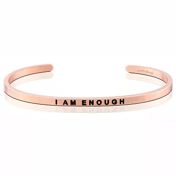 MANTRABAND I Am Enough 我已足夠 玫瑰金手環