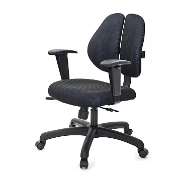 GXG 人體工學 雙背椅 (升降鋼板扶手) TW-2991E8 請備註顏色/扶手面