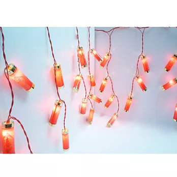 【摩達客】農曆春節特選◎35燈鞭炮冰條燈串吊飾