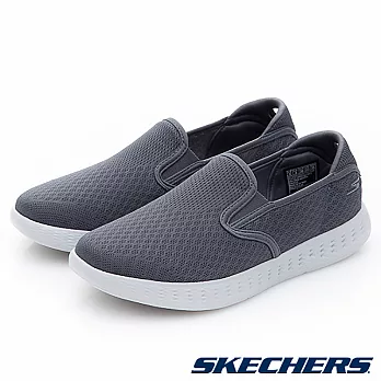 SKECHERS 女款 OnTheGoGlide 船型鞋14521 CHAR / 美國品牌、輕量、避震、運動休閒鞋US6灰