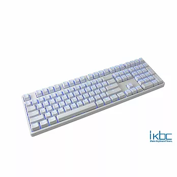 ikbc TD108/PBT/藍色背光 (銀軸,靜音紅軸)銀軸