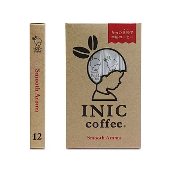 【日本INIC coffee】經典原味咖啡Smooth Aroma〈12入組〉