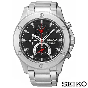SEIKO精工重磅強悍三眼計時腕錶 SPC095P1
