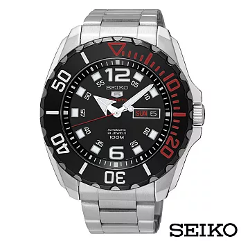 SEIKO精工 精工5號運動風夜光機械錶 SRPB35K1