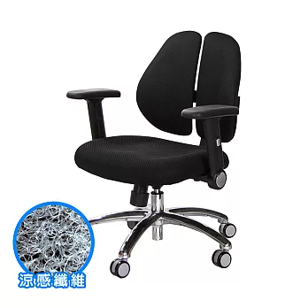 GXG 涼感纖維 雙背椅 (鋁腳/摺疊升降扶手) TW-2980LU1 請備註顏色