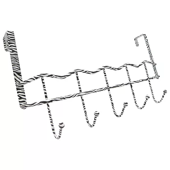 [雙手萬能] 斑馬紋門後5鉤