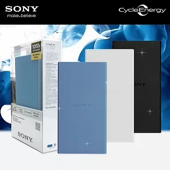 SONY原廠 霧面輕量 10000mAh CP-V10B 行動電源公司貨 送收納袋湛藍