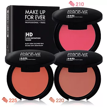 MAKE UP FOR EVER HD 超透感腮紅霜(2.8g)-百貨公司貨-多色可選#210