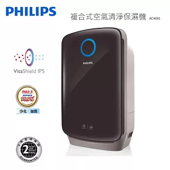 PHILIPS 飛利浦奈米水潤空氣清淨機 AC4081