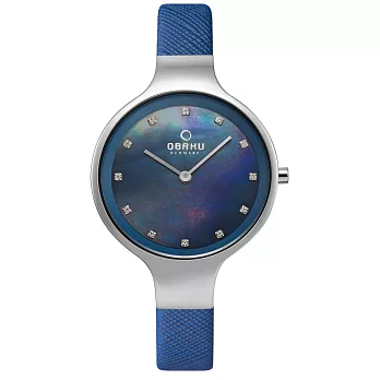 OBAKU 星光眷戀時尚皮帶錶-V173LXCLRA