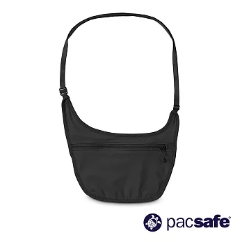 【澳洲Pacsafe】COVERSAFE S80 隱藏式掛身包 - 黑