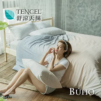 BUHO《佇日安然》舒涼TENCEL天絲單人二件式床包枕套組