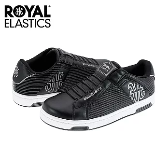 【Royal Elastics】男-Icon Alpha 休閒鞋-黑/白(02074-988)US7黑/白