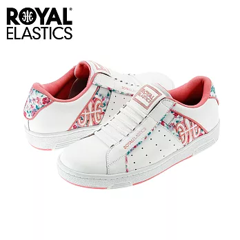 【Royal Elastics】女-Icon 休閒鞋-白/粉紅(92074-104)US6白/粉紅