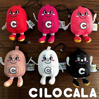 【CILOCALA】日本大人氣經典公仔吊飾-CALA將-黑色