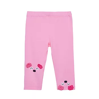 WHY AND 1/2 普普熊棉質萊卡緊身褲 5Y~10Y 多色可選05淺粉