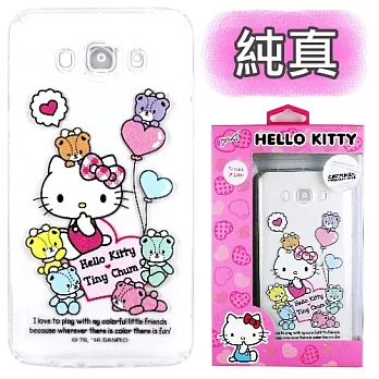 【Hello Kitty】Samsung Galaxy J7 (2016) / J710 彩繪空壓手機殼純真