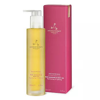 【AA】煥生滋潤玫瑰按摩潤膚油 100ml(Aromatherapy Associates)