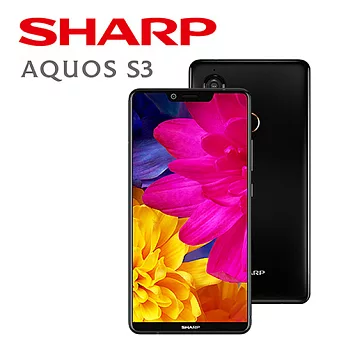 Sharp AQUOS S3 (4G/64G)全螢幕6吋雙卡機※內附保護殼※鎏金黑
