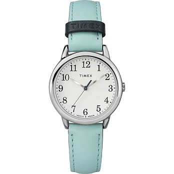 【TIMEX】 Easy Reader系列 玩味個性跳色女錶 (白/ 天藍 TXTW2R62900)