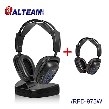 ALTEAM我聽 RFD-975W+H 頭戴式2.4G無線耳機（2支耳機+1支發射器）