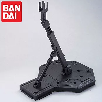 日本萬代BANDAI鋼彈支架1/144比例BASE 1陳列架展示平台RG鋼彈架SD鋼彈模型架R3腳架地台鋼彈平台黑色