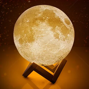【旭創光電】3D月球造型LED夜燈13CM