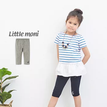 Little moni 內搭五分褲110麻花灰