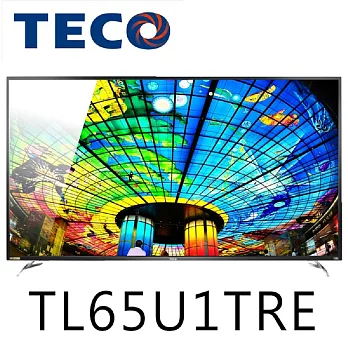 TECO東元 65吋真4K Smart連網液晶顯示器+視訊盒(TL65U1TRE)＊送基本安裝