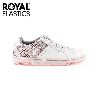 【Royal Elastics】女-Icon 休閒鞋-白/粉(92081-011)US9白/粉