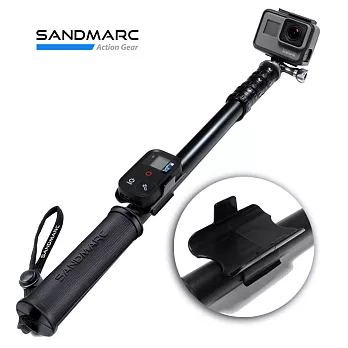 SANDMARC 鋁合金強力延伸桿 無限銀 50吋 (38-127公分) 加贈 GoPro 板手