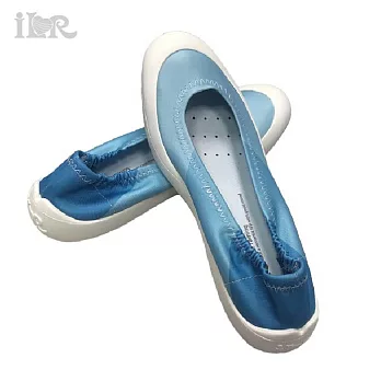 萊卡繽紛娃娃鞋-基本素面(藍彩)EU35藍彩