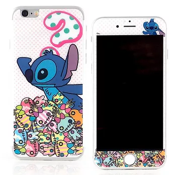 【Disney 】iPhone 6 強化玻璃彩繪保護貼-尋找醜ㄚ頭
