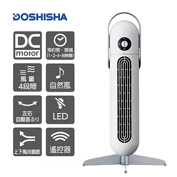 日本DOSHISHA 膠囊風扇 FTS-801D WH白色