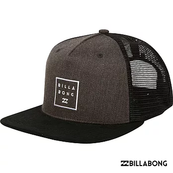 【BILLABONG】STACKED TRUCKER棒球帽黑