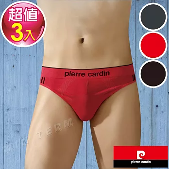 Pierre Cardin皮爾卡登 極致立體塑型三角褲(混色3入組)M混色