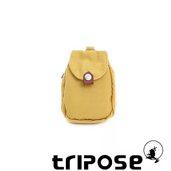 tripose 漫遊系列迷彩印花鑰匙零錢包 黃色