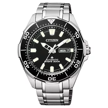 CITIZEN 鈦金屬防水機械男腕錶-NY0070-83E