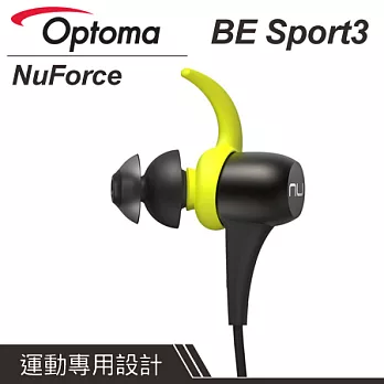 【奧圖碼】Optoma NuForce BE Sport3 無線藍芽耳機 -黑色