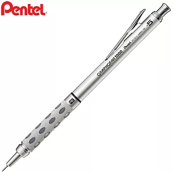 日本Pentel飛龍製圖自動鉛筆GraphGear 1000系列(日本原裝進口)灰色