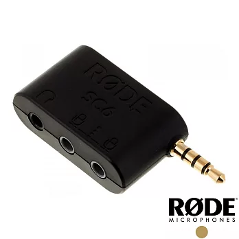 【RODE】3.5mm 雙TRRS to TRS 轉接線 SC6 (正成公司貨)