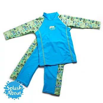 Splash About UV Close Fit 兒童抗UV游泳套裝 - 國王變色龍2-4Y