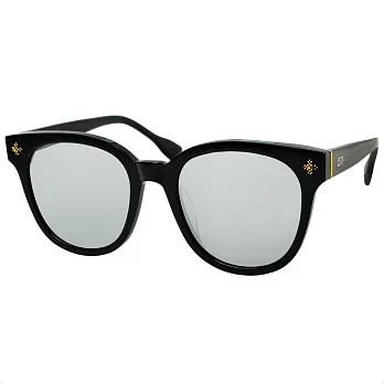 【Ed Hardy】潮流個性雷朋型太陽眼鏡-黑框薄水銀(#1070-A-BLACKGOLD)