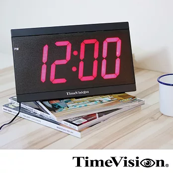 Time Vision 壁掛/桌上型 LED 電子鐘(12~24Hr)