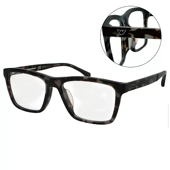 【EMPORIO ARMANI】經典百搭琥珀框光學眼鏡(#3138F-5703)