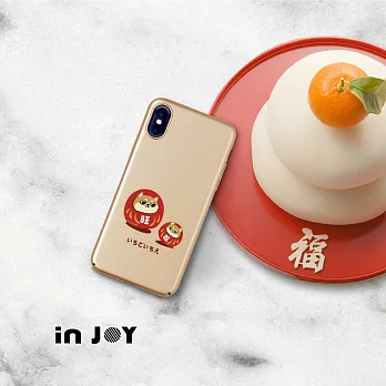 INJOYmall for iPhone X 旺福柴犬不倒翁 超輕薄磨砂手機殼 保護殼