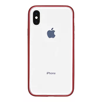 POWER SUPPORT iPhoneX Shock-Proof Air jacket 防震保護殼(無保貼)金屬紅