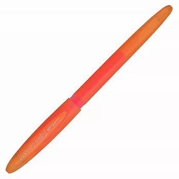 三菱UM-170國民鋼珠筆0.7螢光橘