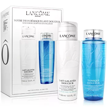 Lancome蘭蔻 清柔化妝水+卸妝乳組